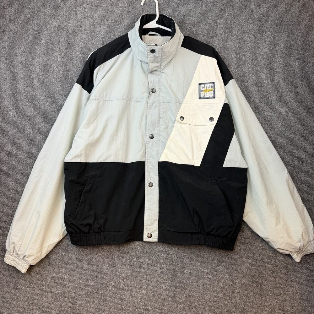 Vintage CAT Force Pro Jacket Norman Todd M Nylon Colorblock